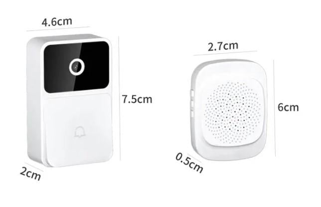 Дзвінок дверний з відеокамерою WiFi Video Doorbell бездротовий (AWN-00083) - фото 3