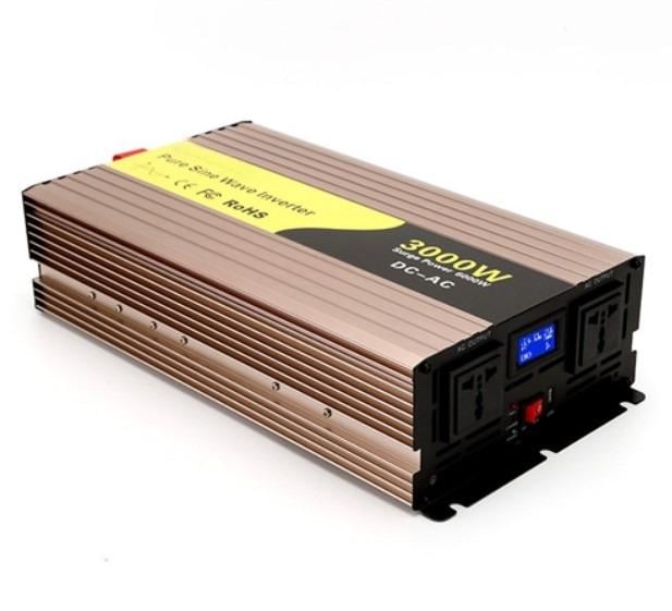 Автомобильный инвертор Pure Sine Wave Inverter 12-220 В 3000 Вт с чистой синусоидой (2104618828) - фото 5 Автомобильный инвертор Pure Sine Wave Inverter 12-220 В 3000 Вт с чистой синусоидой (2104618828) - фото 5
