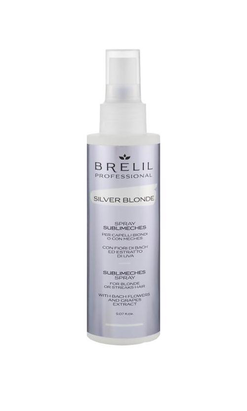 Спрей для волосся Brelil Silver Blonde Sublimeches Spray для усунення жовтизни (30883) Спрей для волосся Brelil Silver Blonde Sublimeches Spray для усунення жовтизни (30883)
