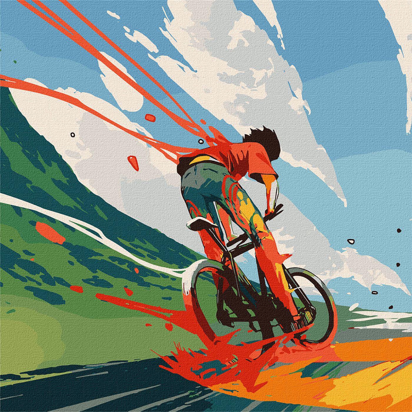 Картина по номерам Ideyka Навстречу ветру 50x50 см Разноцветный (PM-194-K-1207)