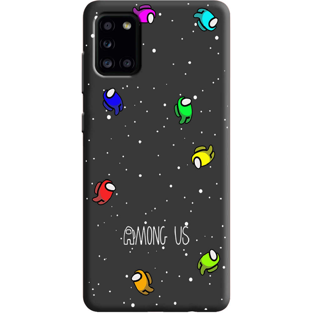 Чехол Boxface Samsung A315 Galaxy A31 Among Us Invisible Черный силикон (39470-bk76-39889)