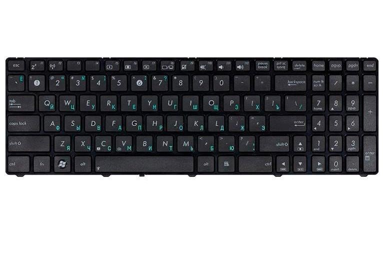 Клавиатура для ноутбука Asus K50/K60/K70 Black