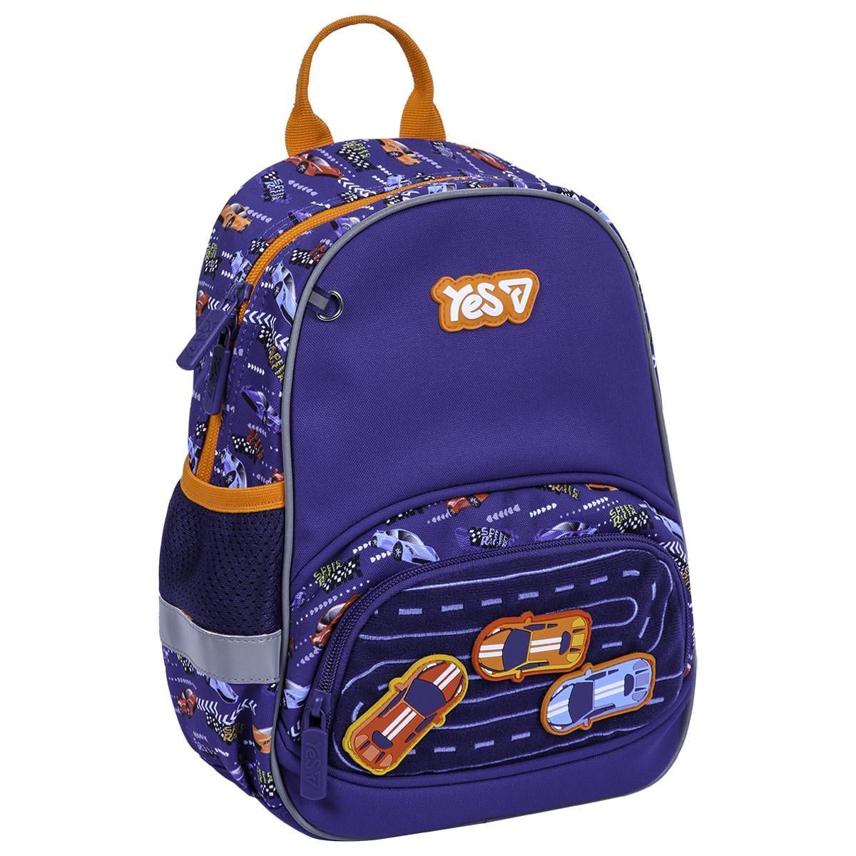 Рюкзак детский YES Car Rally K-34XS для мальчика 31 см (550450)