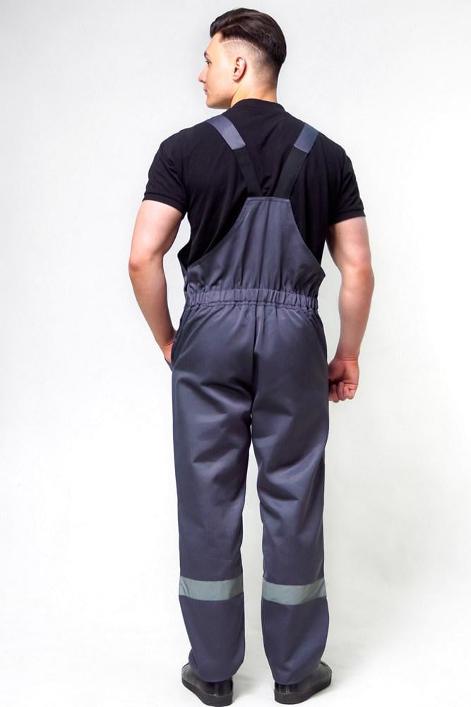 Костюм робочий Дефенса куртка та штани р. 52-54 170-176 см Сіро-червоний (24757796) - фото 3