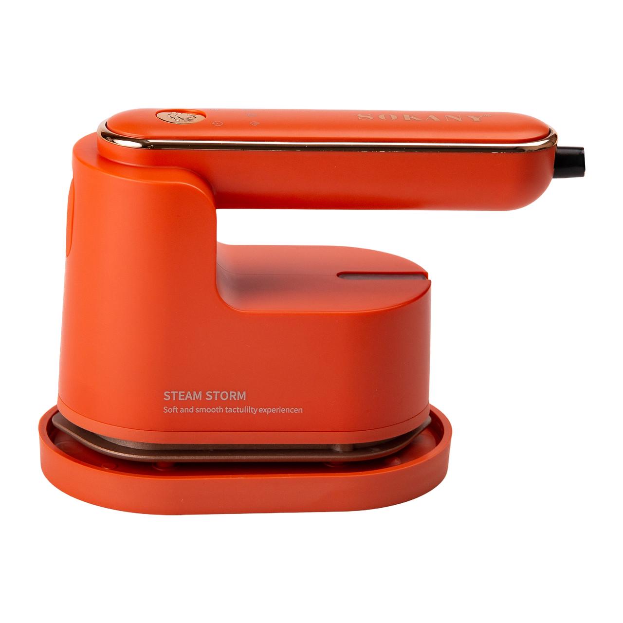 Праска дорожня Sokany SK-3069W з функцією відпарювання Помаранчевий (27970028) - фото 2 Праска дорожня Sokany SK-3069W з функцією відпарювання Помаранчевий (27970028) - фото 2