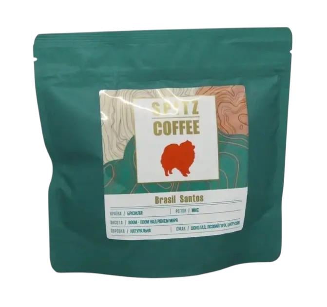Кава в зернах SPITZ Coffee Бразильський сантос 250 г (OS-SPITZ-Santos-250)