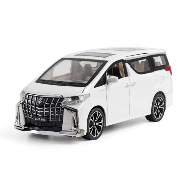 Микроавтобус Toyota Alphard игрушка машинка металлическая Белый (59412)