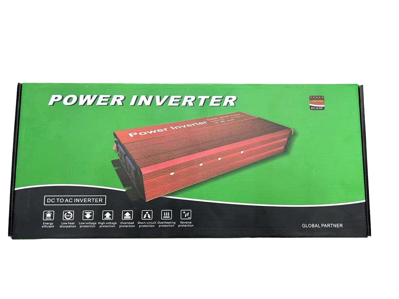 Перетворювач напруги Power Inverter PI-2651 з USB-портом 220 V 4000 W