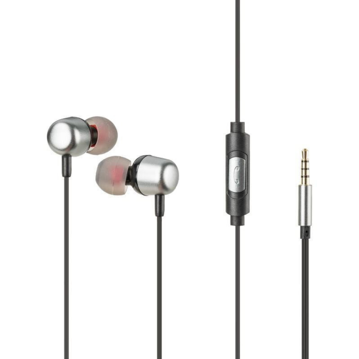 Наушники Hoco M31 Delighted sound universal earphones c микрофоном Metal Gray