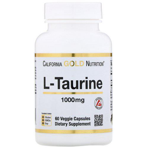 Аминокислота L-Taurine AjiPure 1,000 мг 60 veggie capsules