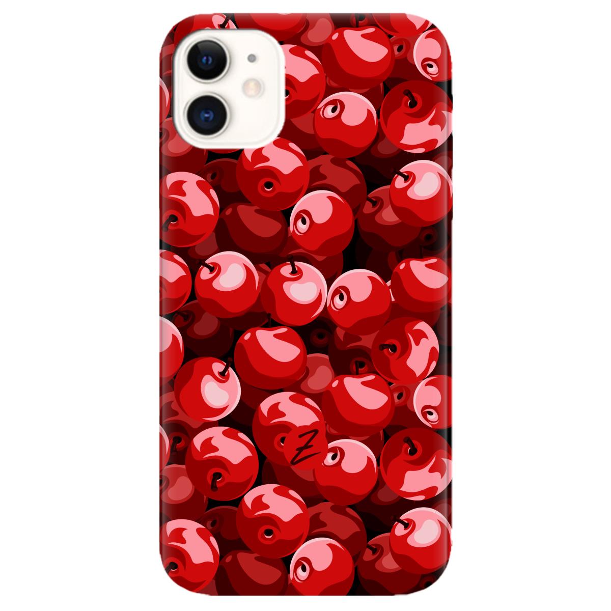 Силиконовый чехол Zorrov для Apple iPhone 11 - Cherry (12130050146071998)