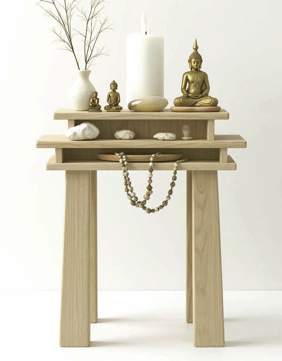 Алтарь для медитации из дерева Даршини Бланже (ЛАТ-010901) Алтарь для медитации из дерева Даршини Бланже (ЛАТ-010901)