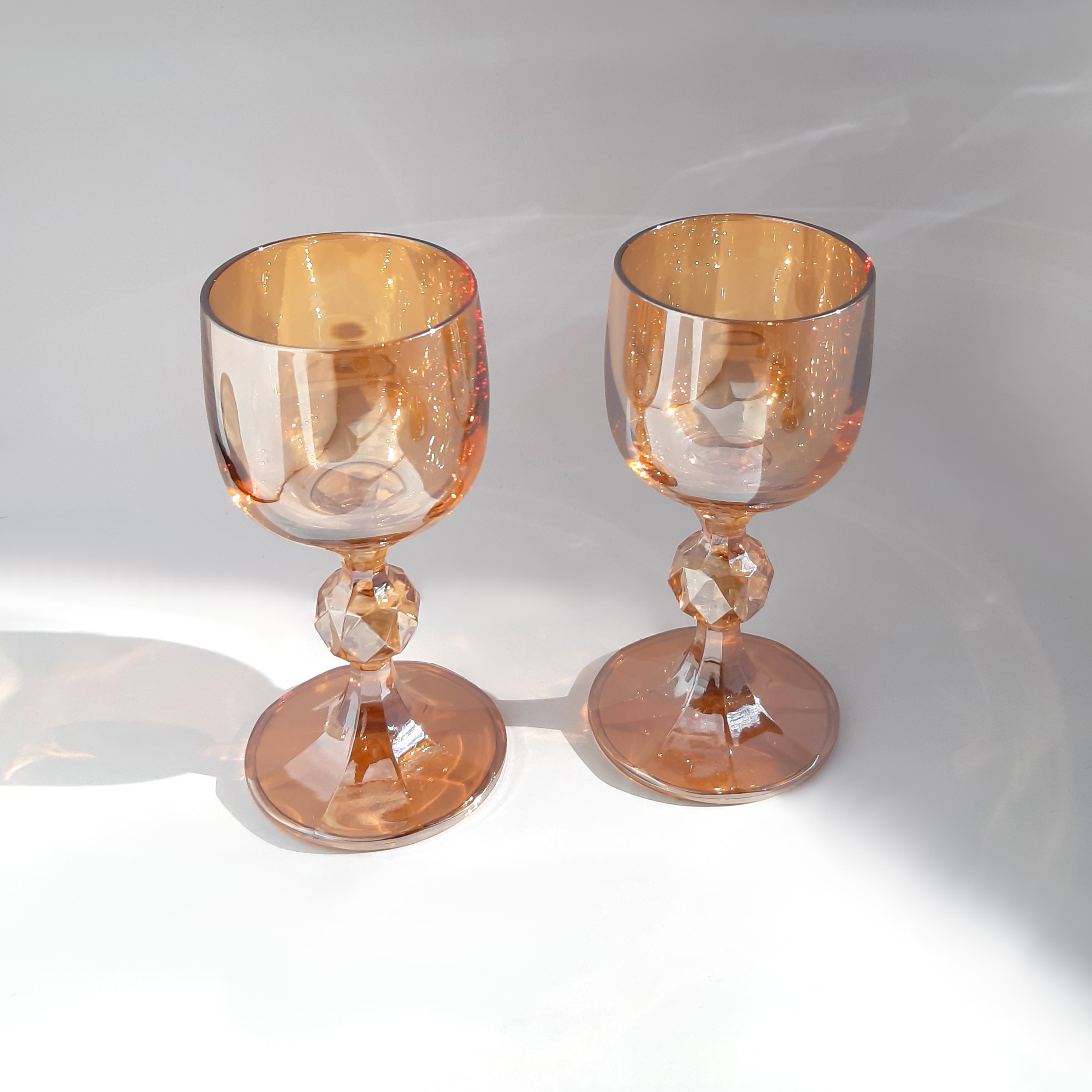 Набор рюмок для ликера Bohemia Sterna Claudia 50 мл 6 шт. Янтарь (4S149/050) - фото 4 Набор рюмок для ликера Bohemia Sterna Claudia 50 мл 6 шт. Янтарь (4S149/050) - фото 4