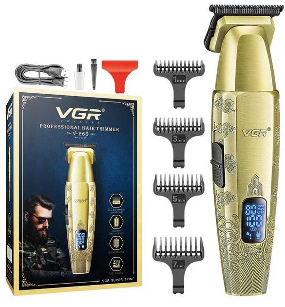 Тример для стрижки VGR V-265 4 насадки