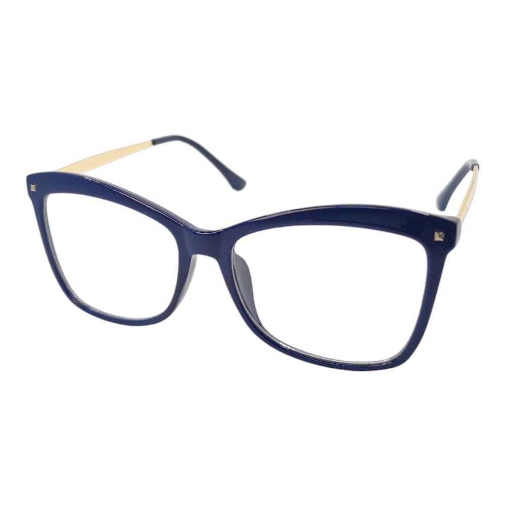 Комп'ютерні окуляри Blue Blocker оправа 68087 NN Золотий/Синій (25087118)