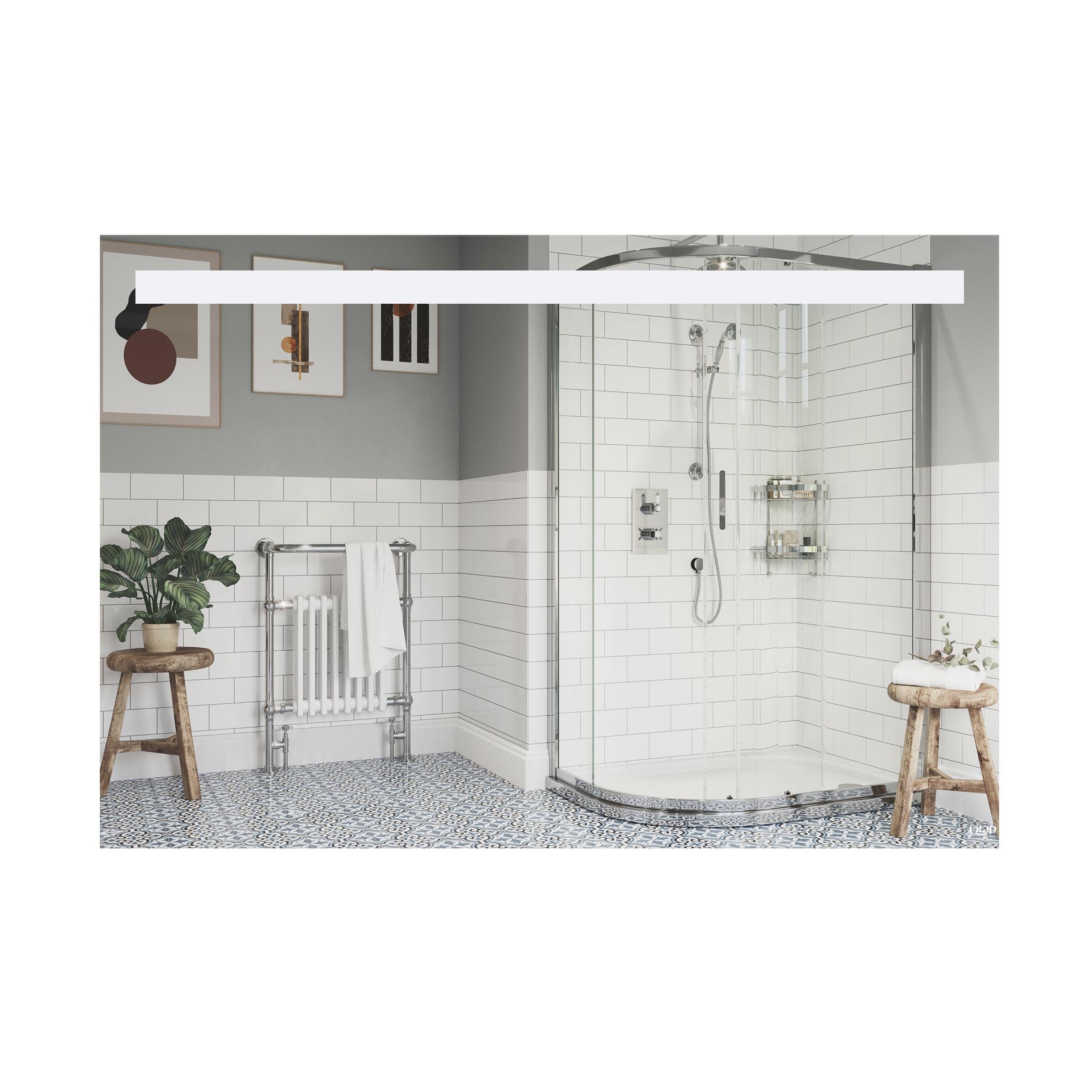 Зеркало Qtap Mideya Modern 1000х700 с LED-подсветкой (QT2078141470100W)