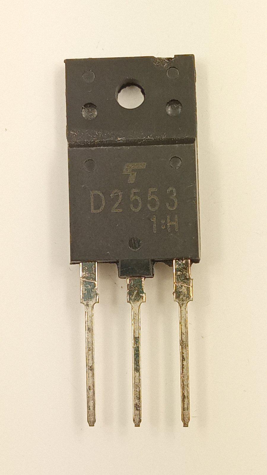 Транзистор 2SD2553 NPN/1700V/8A/50W/0,3мкс TO3PF (27329)