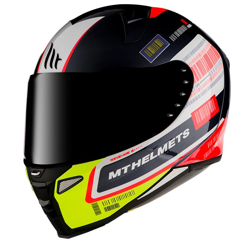Мотошлем MT HELMETS Revenge 2 RS L Gloss Pearl Black (11073)