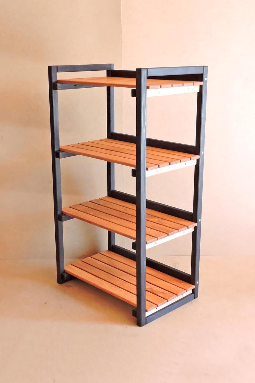 Этажерка разборная из дерева Бристоль 4 Шафран (МЕБ-000244) Этажерка разборная из дерева Бристоль 4 Шафран (МЕБ-000244)