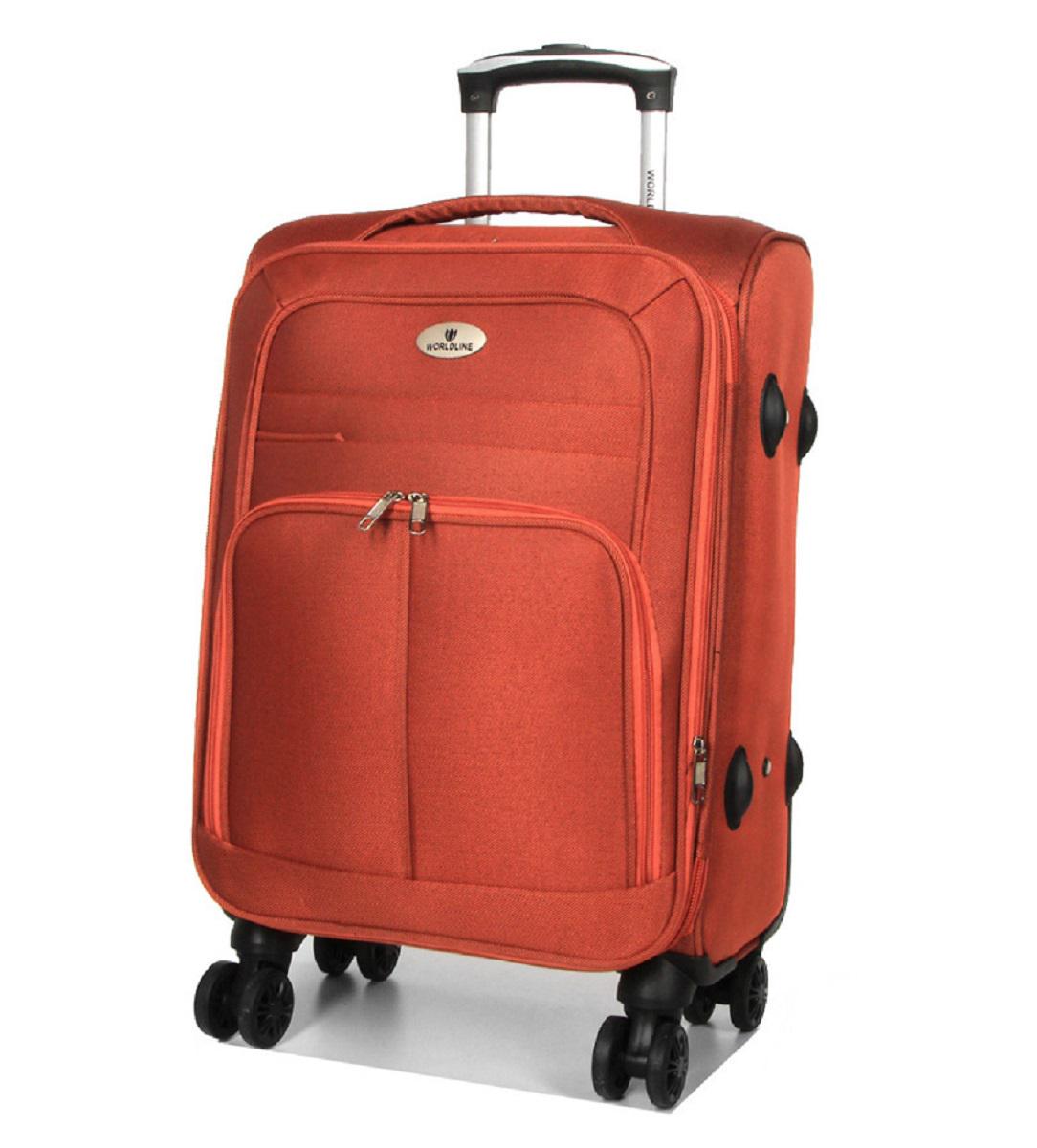 Чемодан тканевый Worldline 619 малая Оранжевый (At00054)