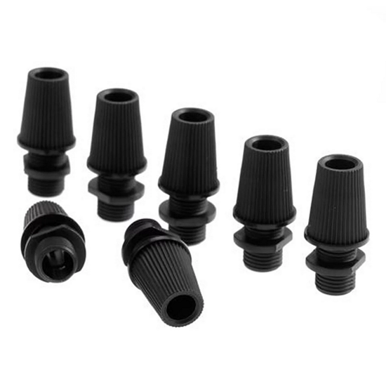 Набор втулок-фиксаторов провода Premium 50 шт. для патронов Е27 и Е14 Черный