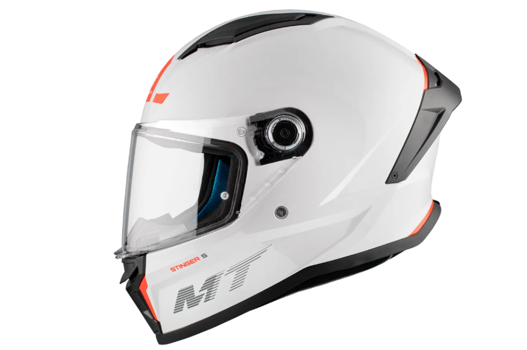 Мотошлем MT HELMETS Stinger 2 L Gloss White (32165) - фото 2