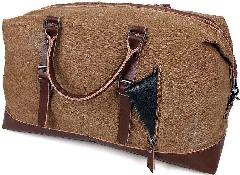 Сумка дорожня Vintage Коричневий (14580) - фото 3 Сумка дорожня Vintage Коричневий (14580) - фото 3