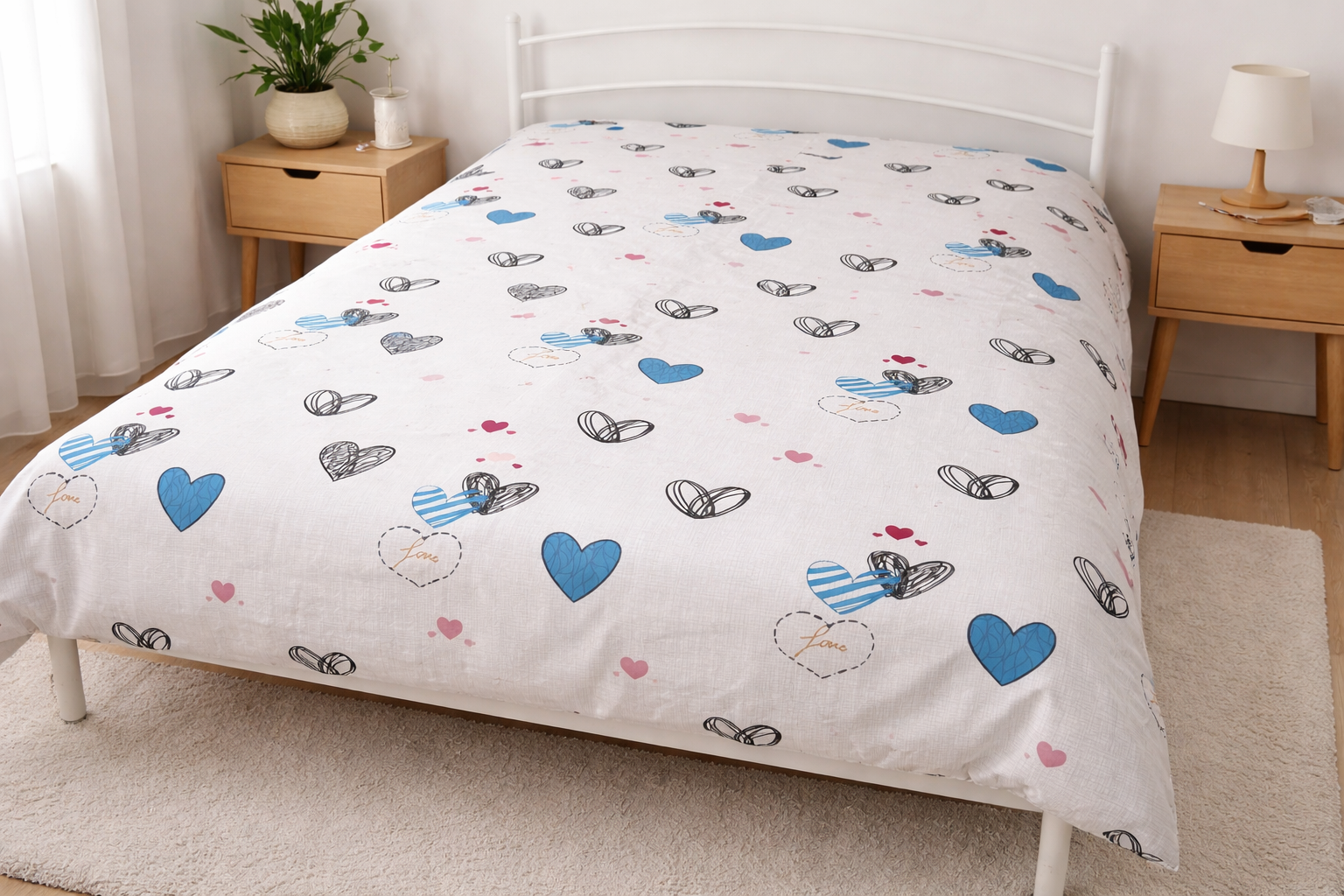 Пододеяльник из бязи От чистого сердца полуторное 150х220 см (GLux-2812/x150p)