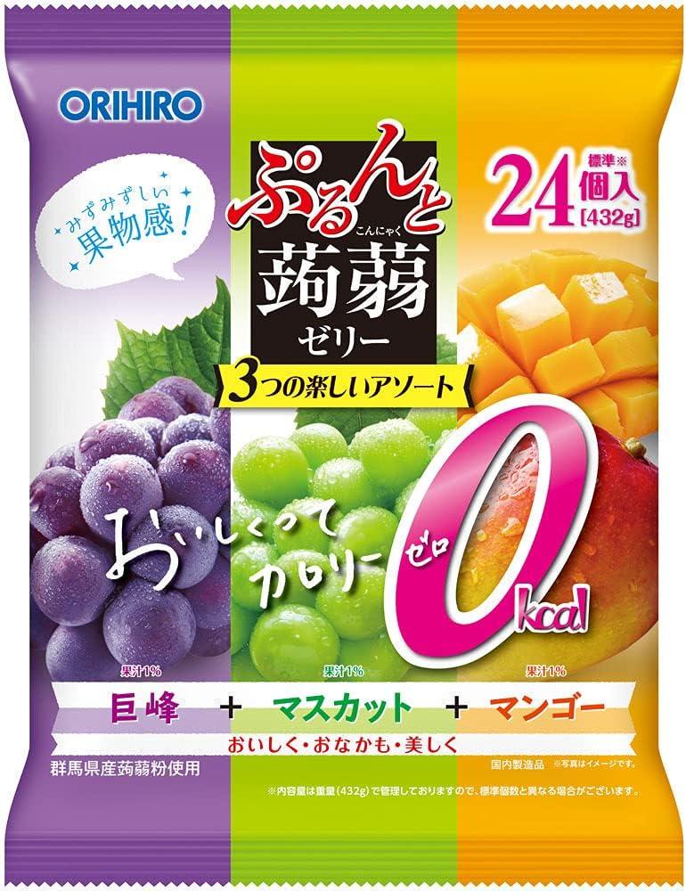 Японська цукерка рідке желе Orihiro Purunto Konnyaku Jelly Pouch 24 шт. (2493151053)