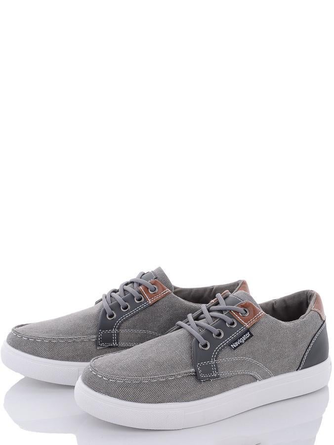 Кеды текстильные Navigator A2570-2 р. 46 Серый