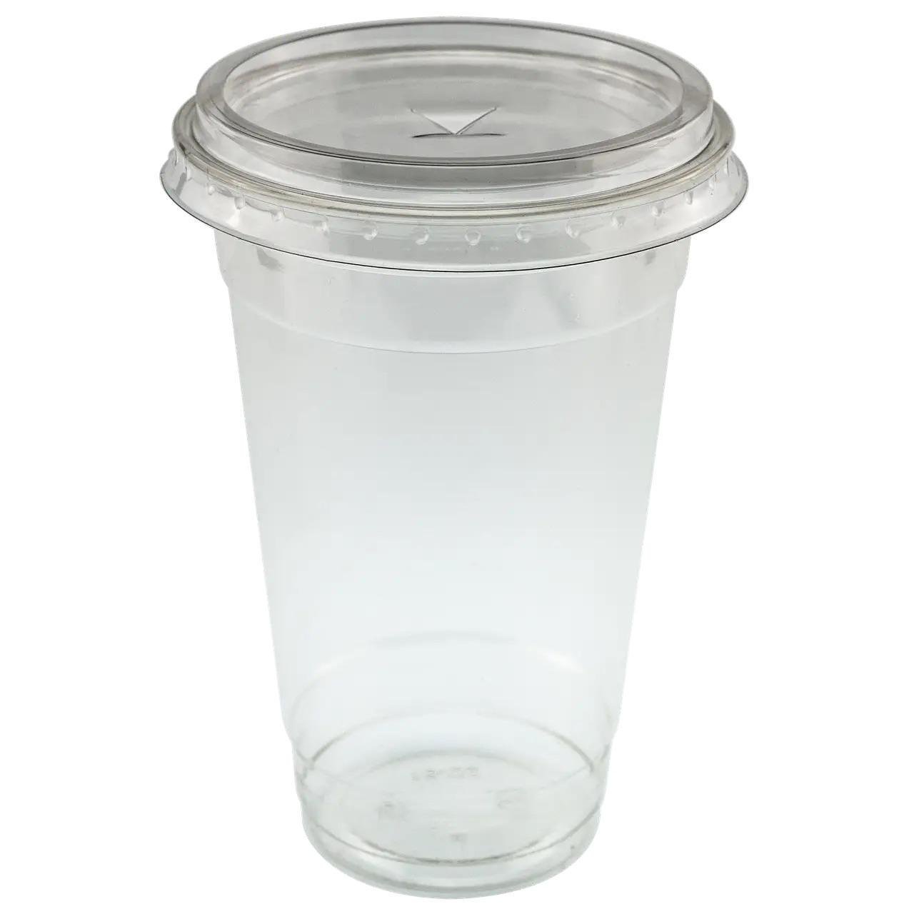 Стакан плоская крышка с Х-отверстием 420 мл 100 шт. (DC-0004) - фото 1 Стакан плоская крышка с Х-отверстием 420 мл 100 шт. (DC-0004) - фото 1