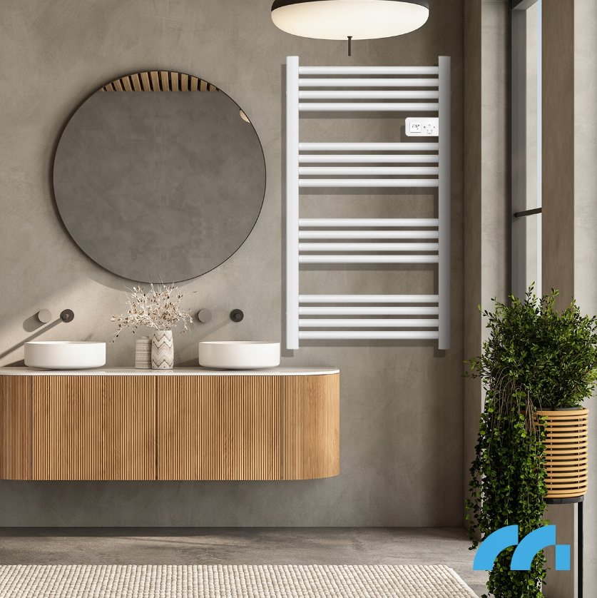 Сушарка для рушників електрична з термостатом Maltec 500 Вт Білий - фото 8 Сушарка для рушників електрична з термостатом Maltec 500 Вт Білий - фото 8