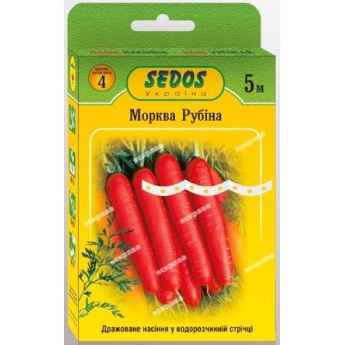 Семена Морква Florium на стрічці Рубіна F1 5м (18802)