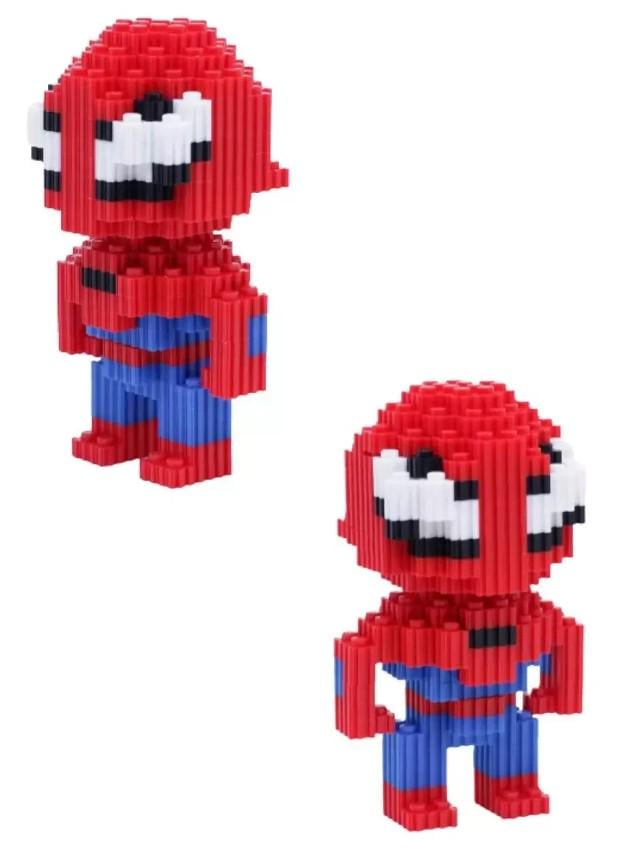 Конструктор детский Magic Blocks 3D Spider Man 10 см/306 дет. (1000-ZB-637) - фото 2 Конструктор детский Magic Blocks 3D Spider Man 10 см/306 дет. (1000-ZB-637) - фото 2