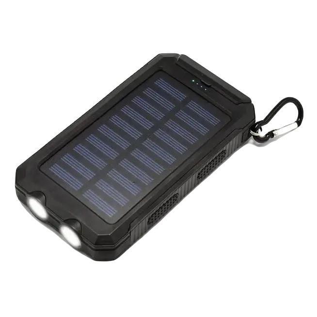 Повебанк RIAS R-20 c солнечной батареей и фонариком 20000 mAh Black (3_05214)