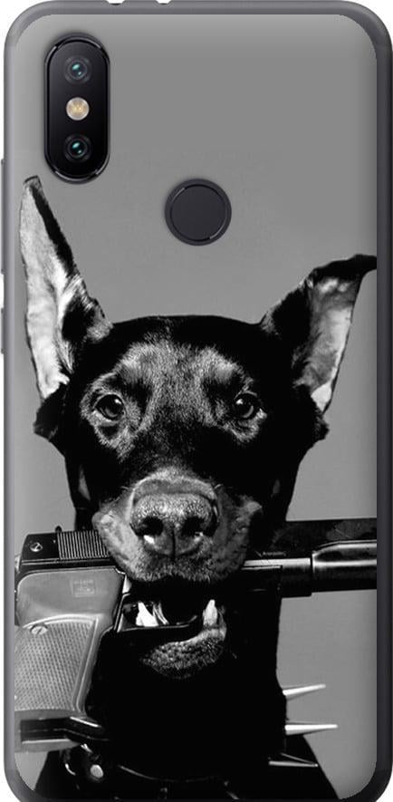 Чохол на Xiaomi Mi A2 Доберман (2745u-1481-42517)