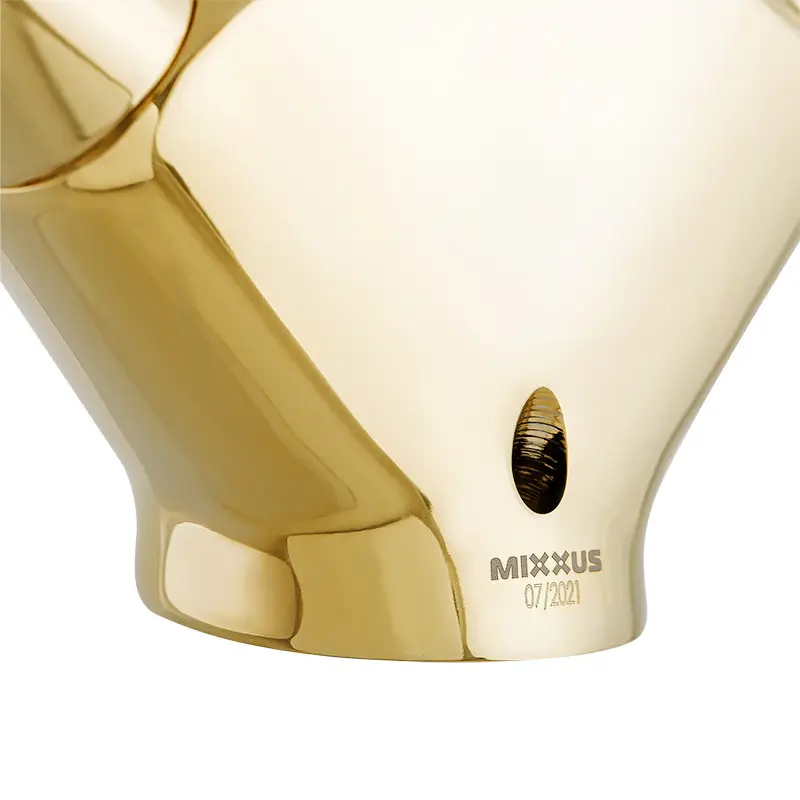 Змішувач для умивальника Mixxus Premium Retro Золотий - фото 3