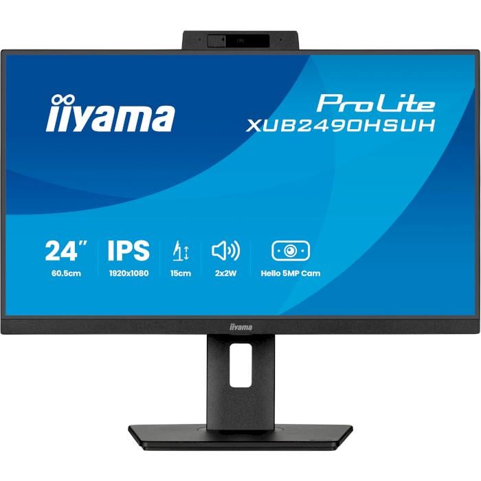 Монитор с вебкамерой Iiyama ProLite XUB2490HSUH-B2 Black (31980501)