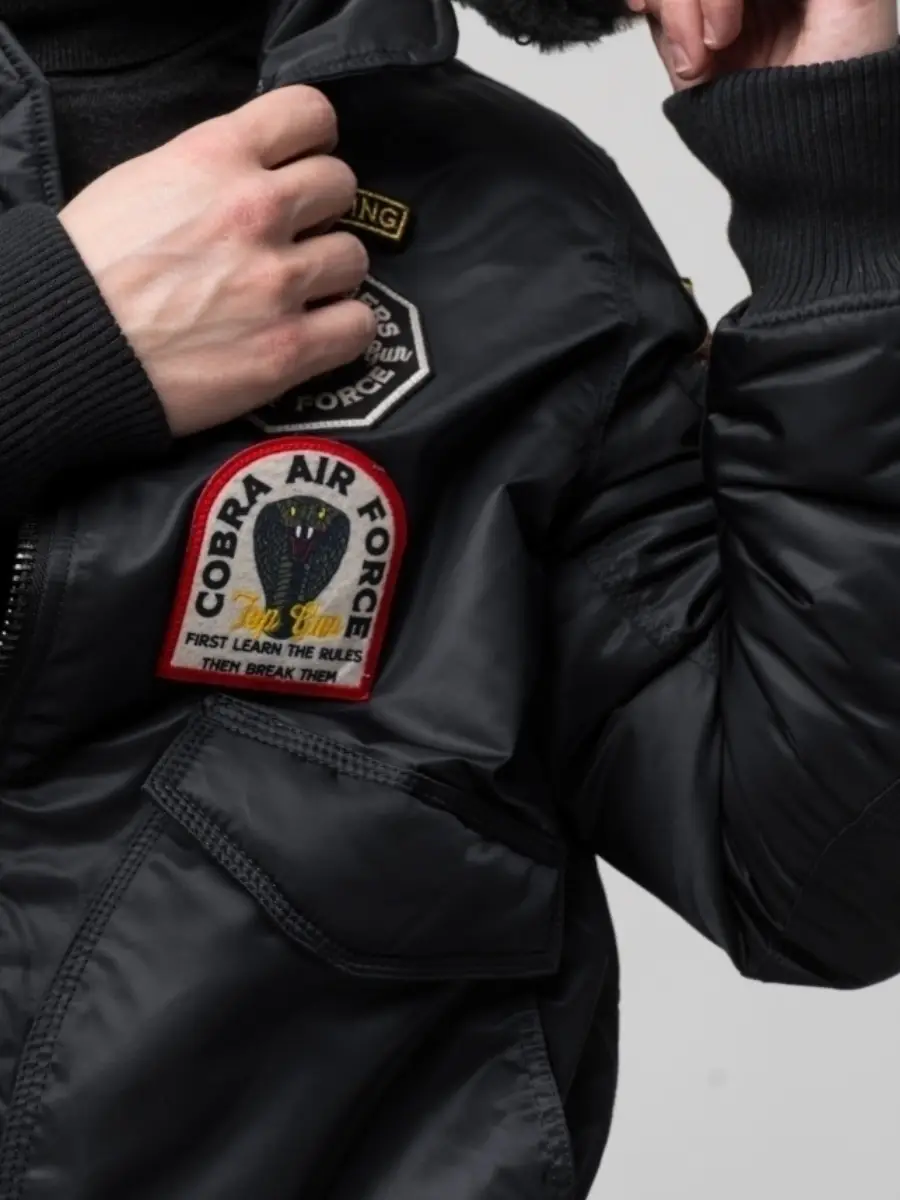 Бомбер Top Gun Eagle CW45 Jacket L Black (TGJ1938BL) - фото 9