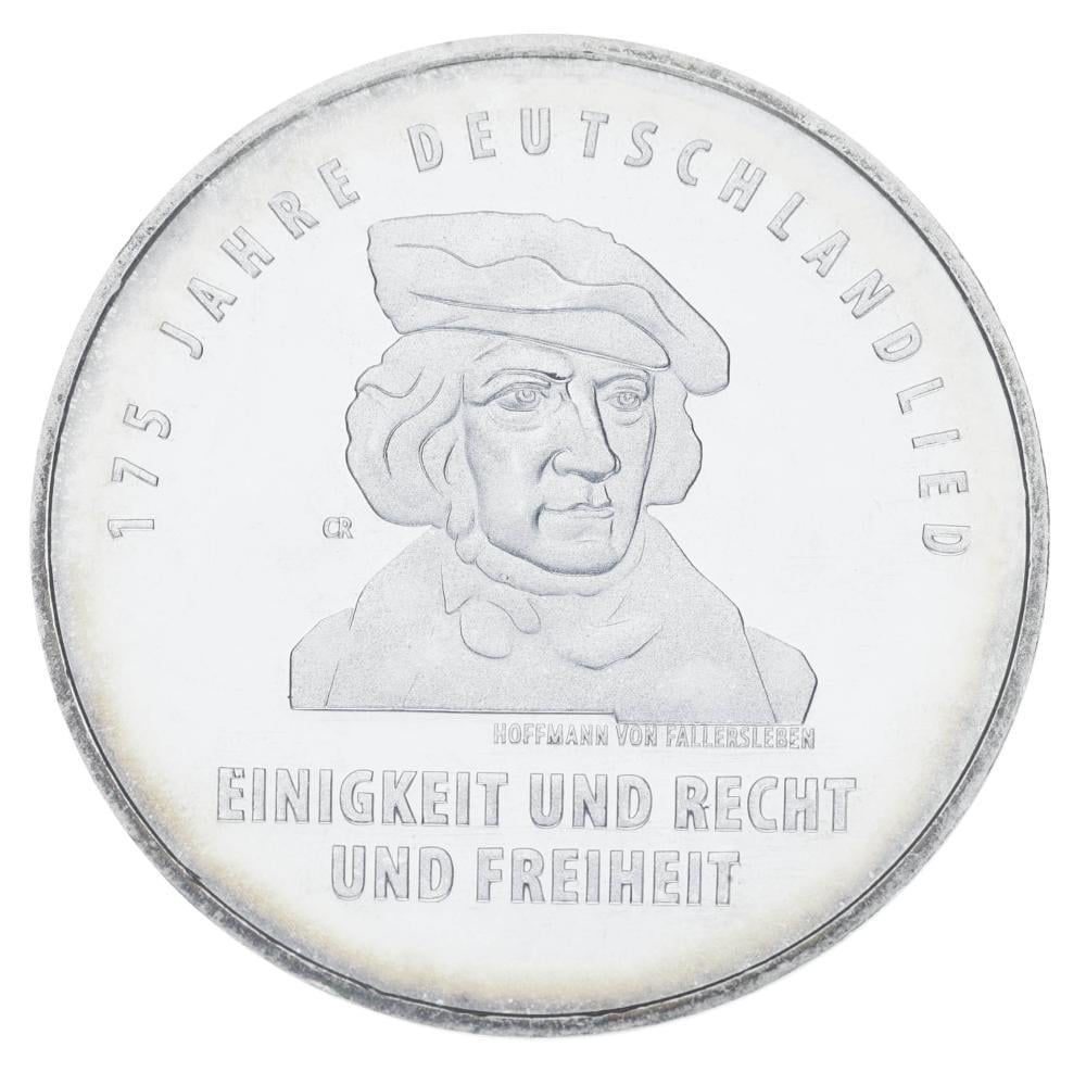 Колекційна монета Німеччина 20 євро 2016 "Пісні Німеччини" Срібло UNC KM 352