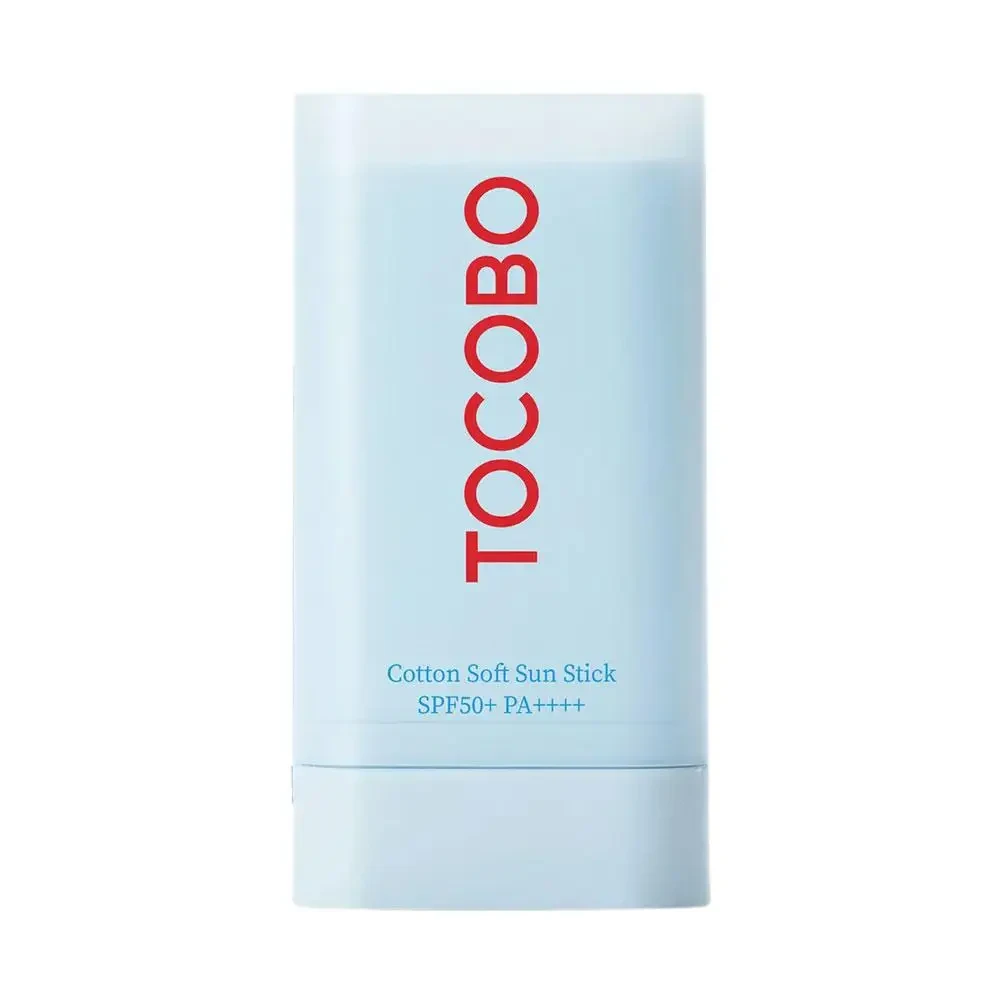 Стик для чувствительной и проблемной кожи с центеллой Tocobo Cotton Soft Sun Stick SPF50+ РА++ солнцезащитный