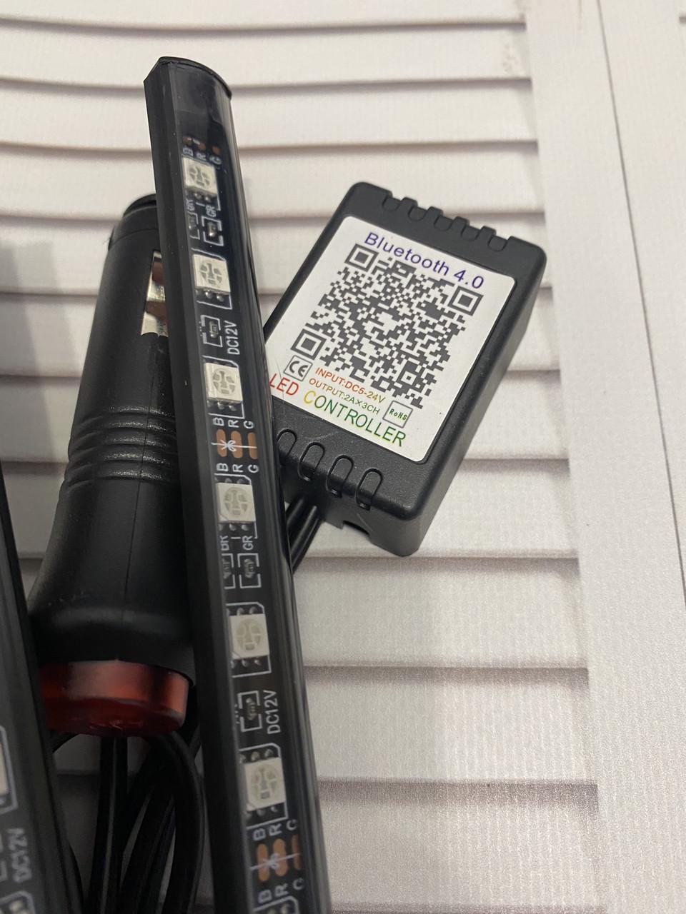 Подсветка-led RGB с микрофоном и управлением с телефона в авто (1716888570) - фото 5 Подсветка-led RGB с микрофоном и управлением с телефона в авто (1716888570) - фото 5