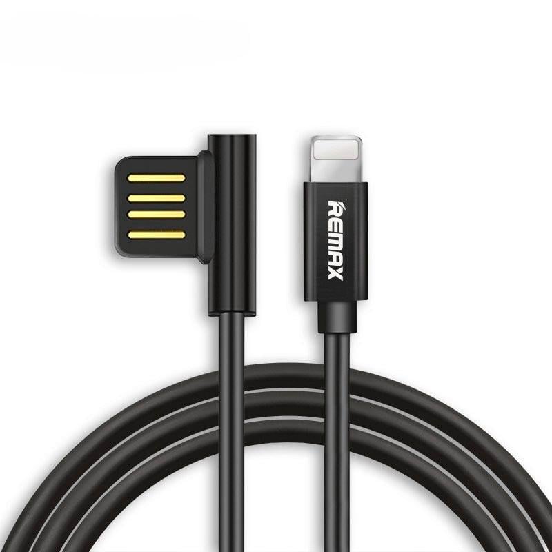 Кабель для подзарядки Remax RC-054i USB-A – Lightning 1 м Black (RC-054i Black)