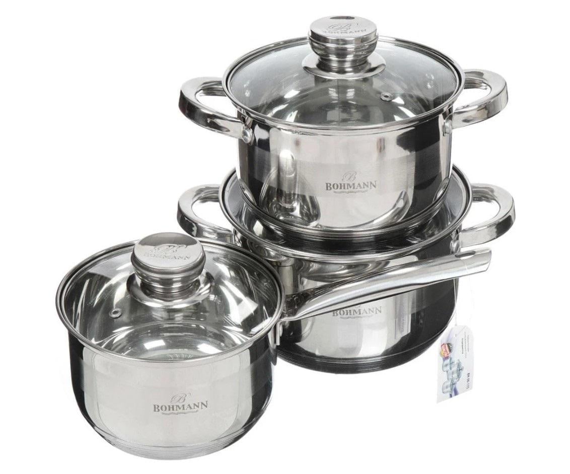 Набор кастрюль Bohmann BH 06-175 6 пр. (16367)