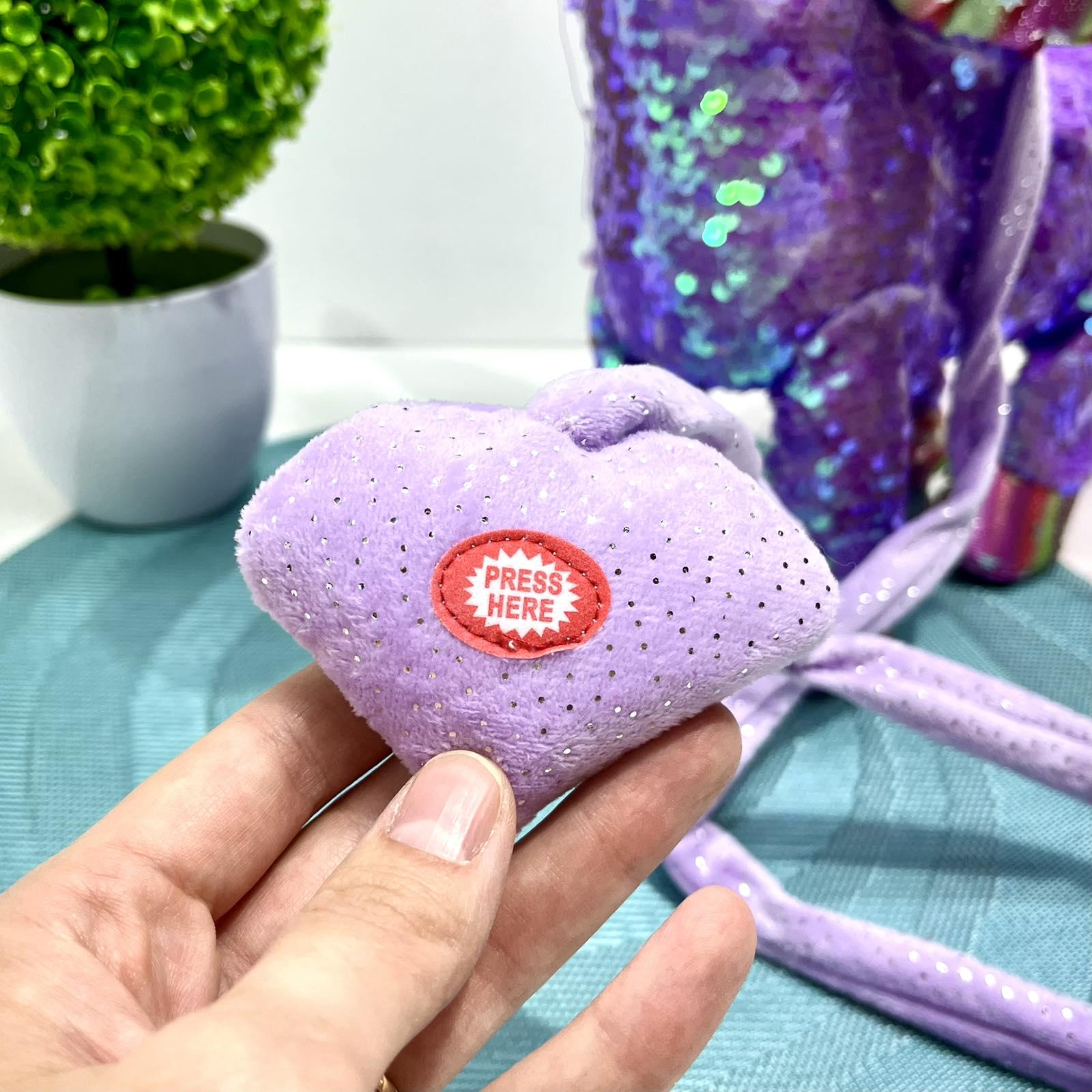 Интерактивная игрушка мягкая Сказочный единорог поводок/звук/свет Фиолетовый (M 6203 I UA) - фото 7 Интерактивная игрушка мягкая Сказочный единорог поводок/звук/свет Фиолетовый (M 6203 I UA) - фото 7