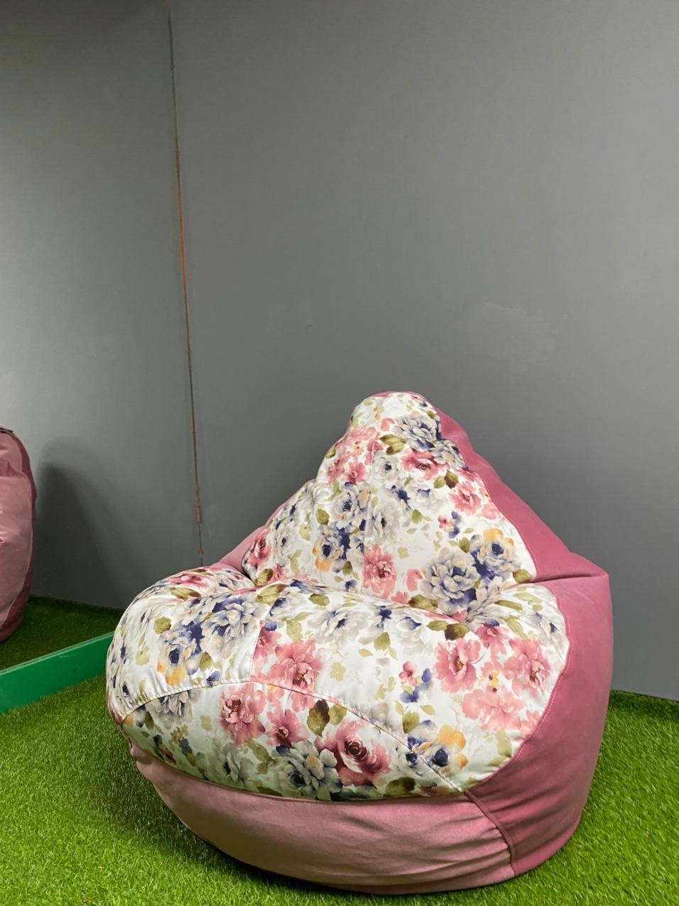 Бескаркасное кресло-мешок SkyPuff MEGA Груша Katania 5/Багира 11850 XXXL 160х120 см (1160035)