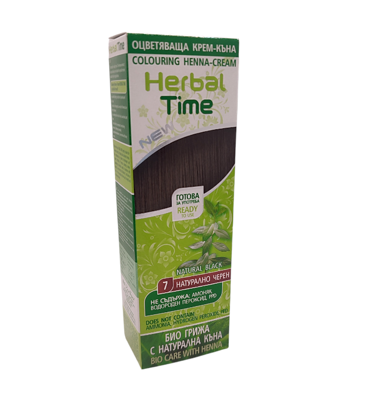 Крем-хна Herbal Time 7 Натурально-черный