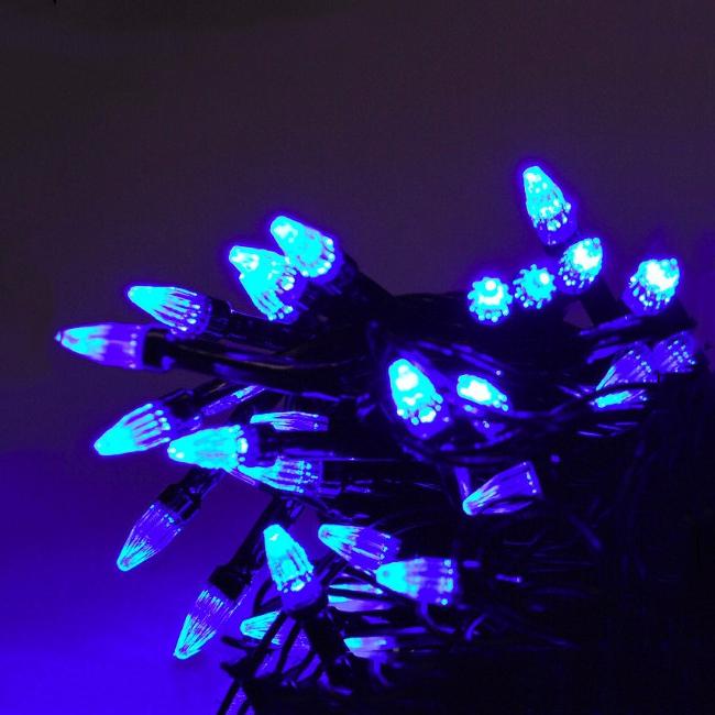 Гирлянда Gonchar Конус 100 LED черный провод Синий (MR35806)