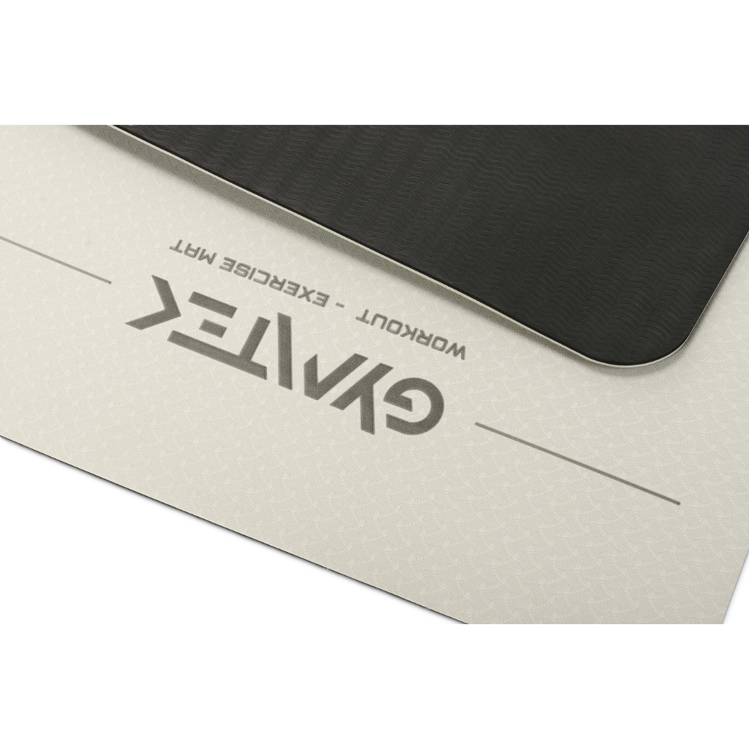 Килимок для фітнесу та йоги Gymtek ТРЕ 0,6 см Сіро-чорний - фото 7 Килимок для фітнесу та йоги Gymtek ТРЕ 0,6 см Сіро-чорний - фото 7