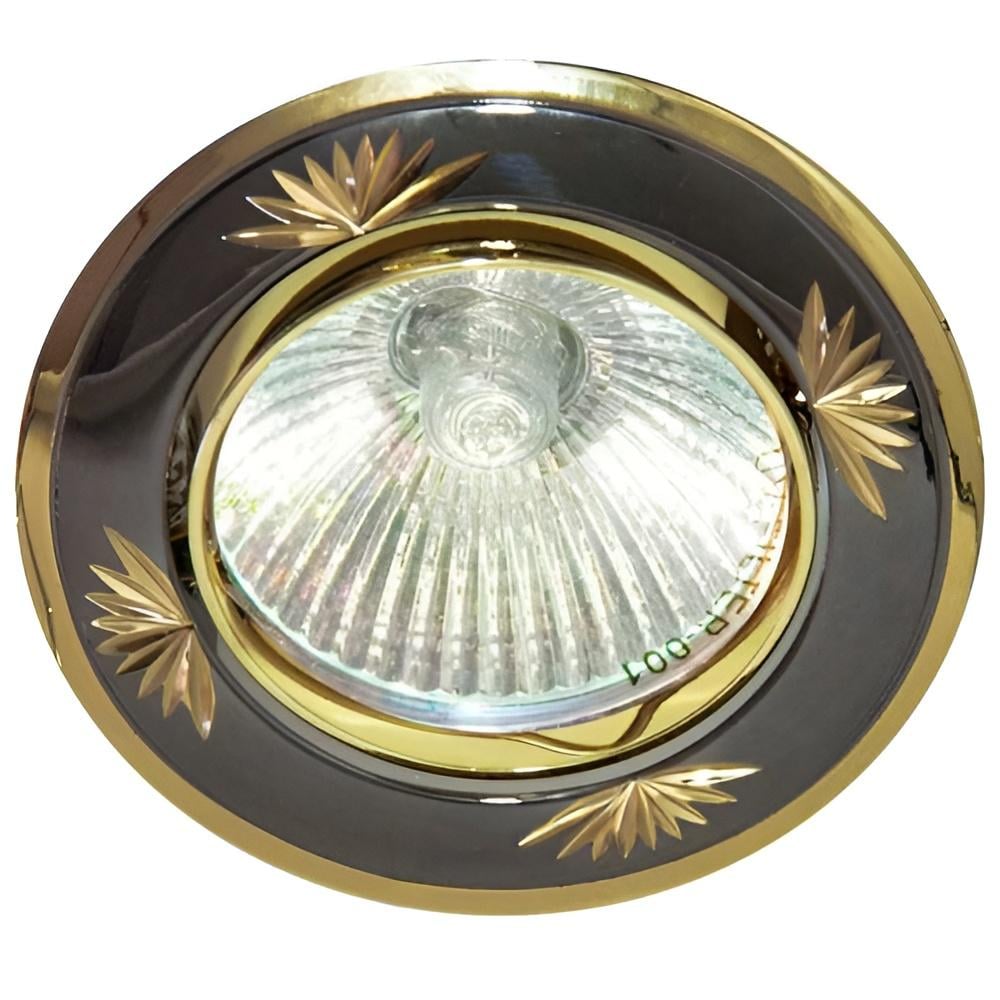 Спот Lemanso DL246 MR16 Черный металлик/Золотой (12310)